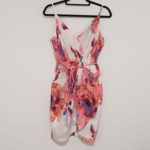 Yumi Kim Floral Faux Wrap Dress